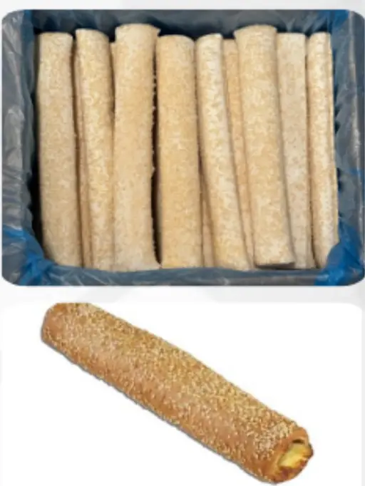 Bagel pastry stick filled with Philadelphia cream cheese, ready to bake from frozen.