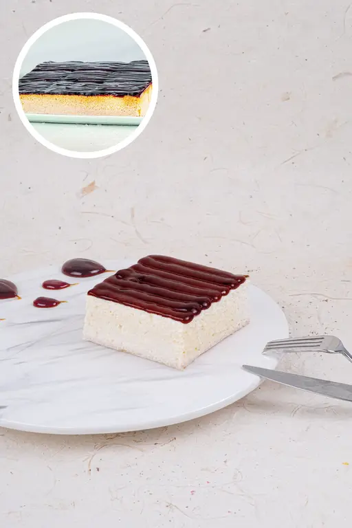 Caramel tres leches (trilece) milk-soaked sponge cake.