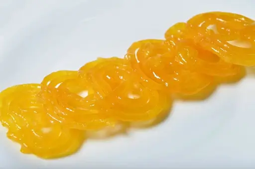 Zulbia (zulibhya) — crisp lattice sweet soaked in syrup. R&B Artisan brand.