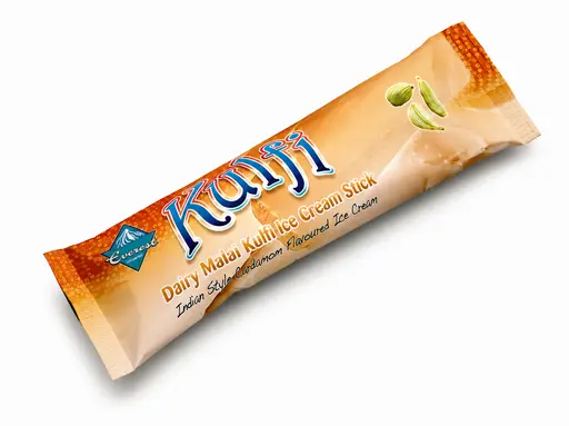 Everest individual malai kulfi sticks, twenty 70 ml sticks per case.