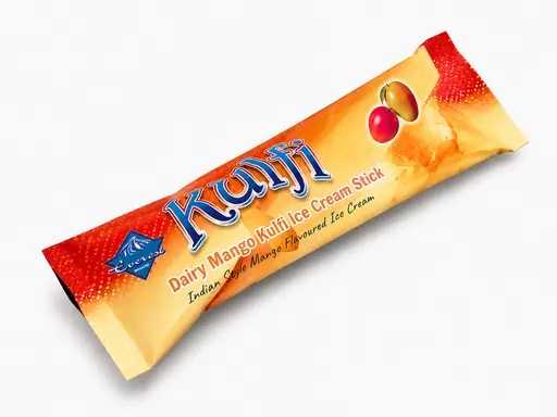 Everest individual mango kulfi sticks, twenty 70 ml sticks per case.