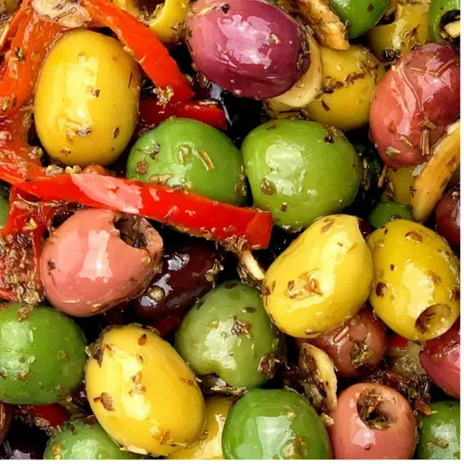 Bella Napoli marinated olives.
